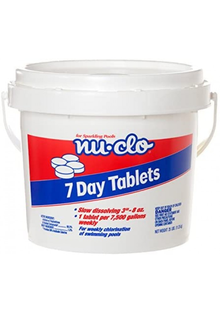 NU-CLO 25 LB 7 DAY TABS  8 OZ  (In store purchase only)