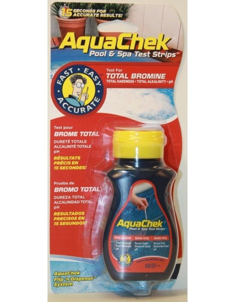 AQUACHEK RED 4-IN-1 BROMINE TEST STRIPS