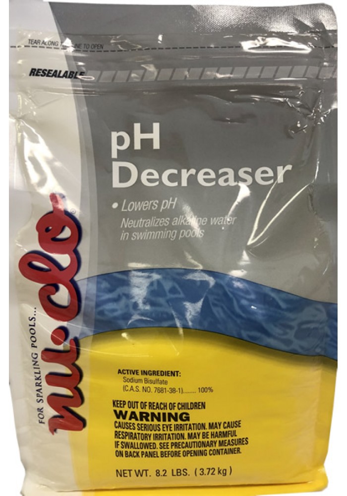 NU-CLO PH DECREASER 8.2 LB BAG